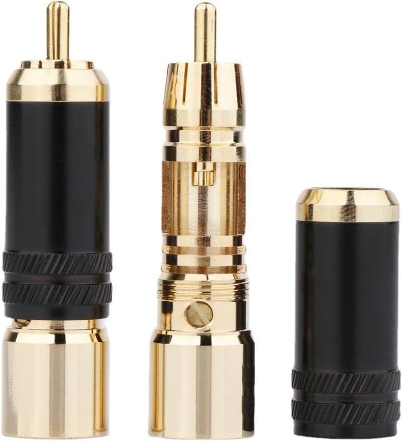 ordinarYone Gold Plated Sound Connector Plug Enhances Transmission And Reduced Interferences Double Shielding Design - Image 4