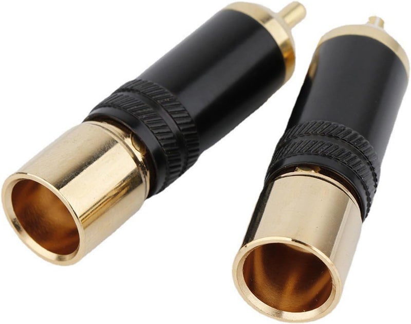 ordinarYone Gold Plated Sound Connector Plug Enhances Transmission And Reduced Interferences Double Shielding Design - Image 3