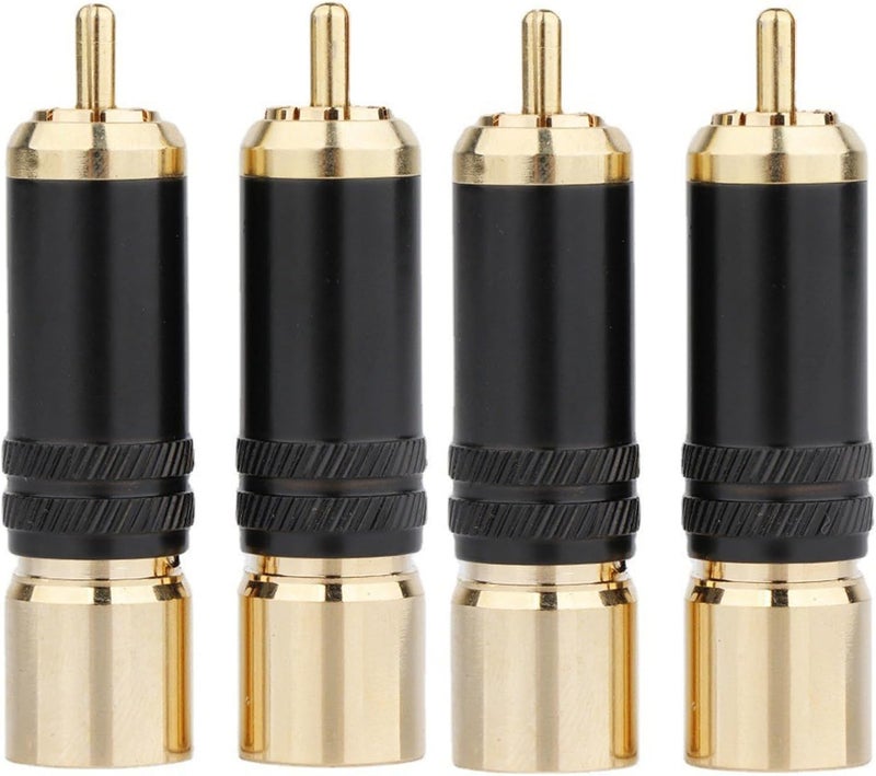 ordinarYone Gold Plated Sound Connector Plug Enhances Transmission And Reduced Interferences Double Shielding Design - Image 5