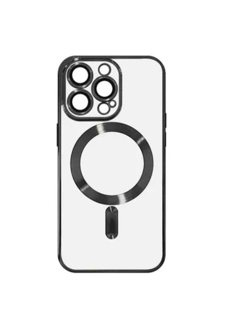 Generic - Magnetic Electroplating Frame Magsafe Wireless Charging Case for Apple iPhone 13 Pro Max - Image 1