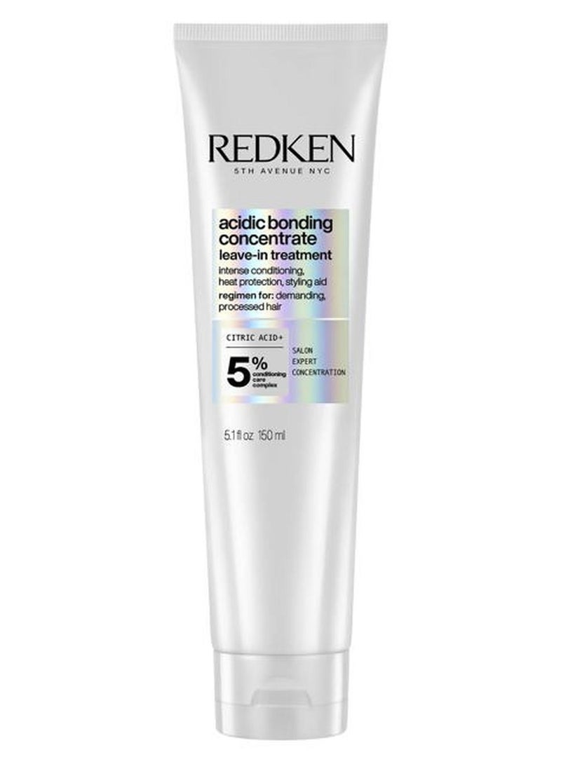 REDKEN Bonding Leave In Conditioner for Damaged Hair | Acidic Bonding Concentrate | Sulfate Free Leave In Treatment | Strengthens Weak Hair | Hair Repair | Safe for Color-Treated Hair & All Hair Types - Image 1