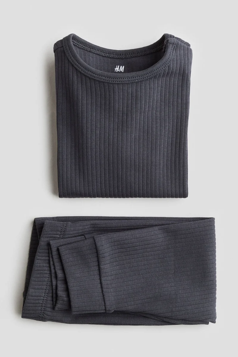 H&M Ribbed cotton set
