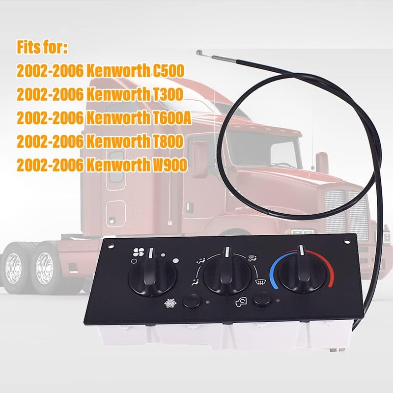 Automkt Heavy Duty A/C Climate Control Module 599-5511 for Kenworth W900 T800 T600A C500 T300 (2002-2006) - Image 2