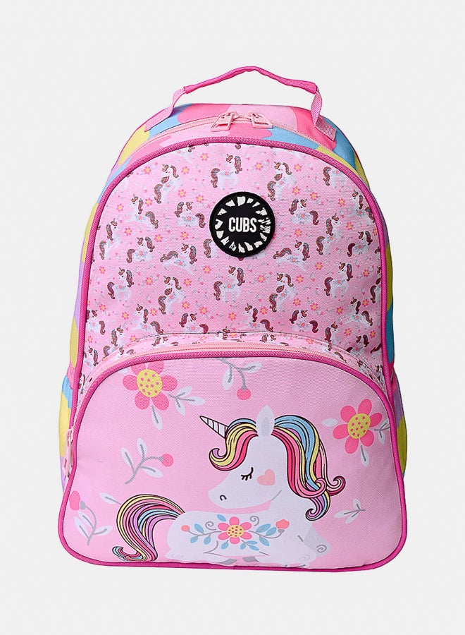 CUBS Pre School Flowers & Unicorns Bag - Image 1