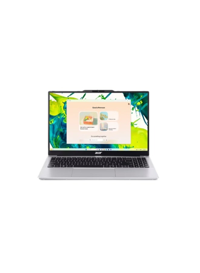 أيسر حاسوب محمول Aspire Lite بشاشة كاملة بدقة 15.6 بوصة (1920x1080) ، معالج Core 5-120U / 16GB RAM DDR5 / 512GB SSD / DOS (بدون Windows) / Intel UHD Graphics - Image 1