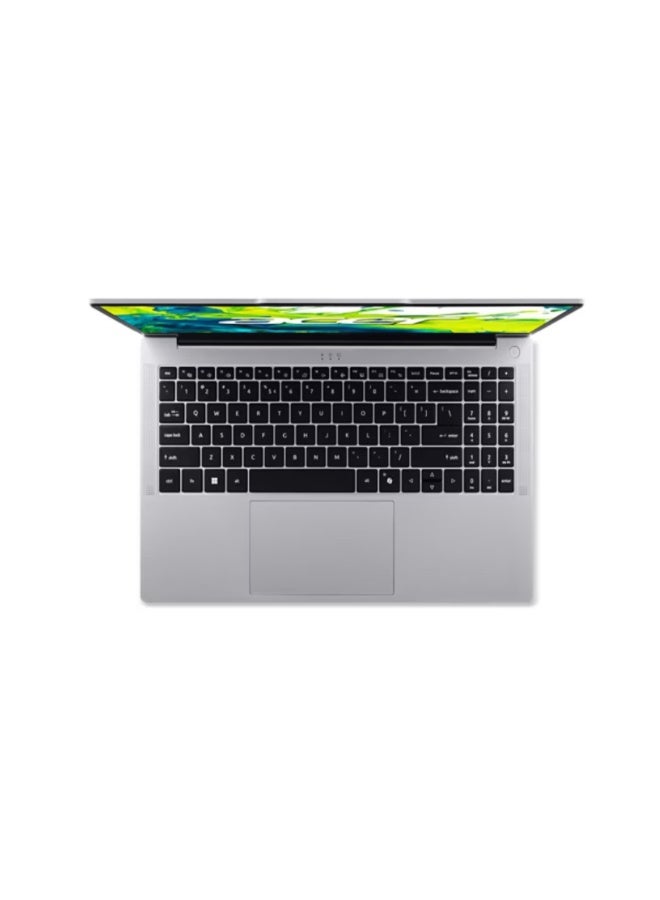 أيسر حاسوب محمول Aspire Lite بشاشة كاملة بدقة 15.6 بوصة (1920x1080) ، معالج Core 5-120U / 16GB RAM DDR5 / 512GB SSD / DOS (بدون Windows) / Intel UHD Graphics - Image 2