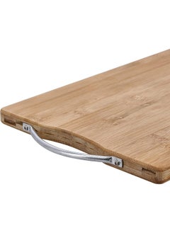 ALSAQER Alsaqer Extra Large Premium Bamboo Cutting Board, Size (38x28 cm), Wooden Chopping Board Kitchen Cutting Board With Juice Grooves. Natural Bamboo, Natural Wooden Cutting Board-X Large Size  - Image 4