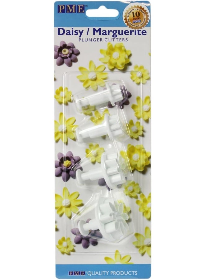 PME DA634 Daisy Marguerite Plunger Cutters, Mini, Small, Medium and Large Sizes, Set of 4 White - Image 4