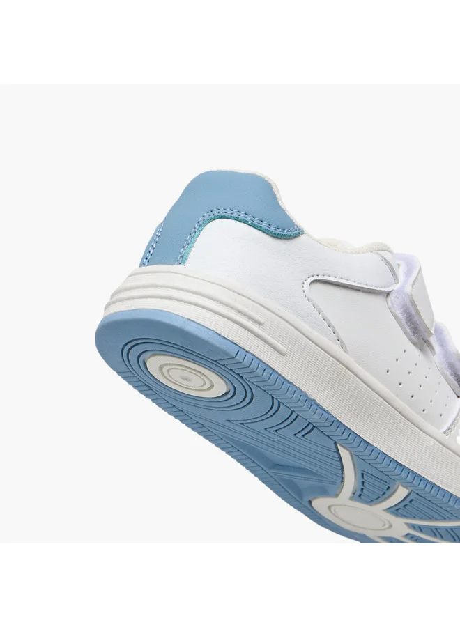LBL by Shoexpress Boys Perforated Sneakers with Hook and Loop Closure