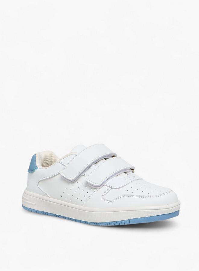 LBL by Shoexpress Boys Perforated Sneakers with Hook and Loop Closure - Image 1