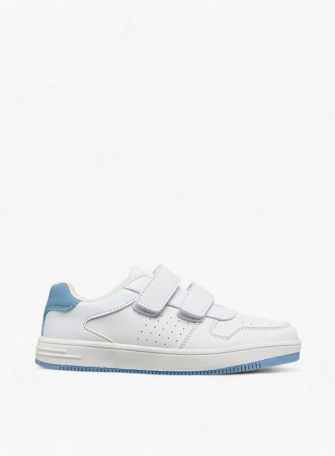 LBL by Shoexpress Boys Perforated Sneakers with Hook and Loop Closure - Image 3