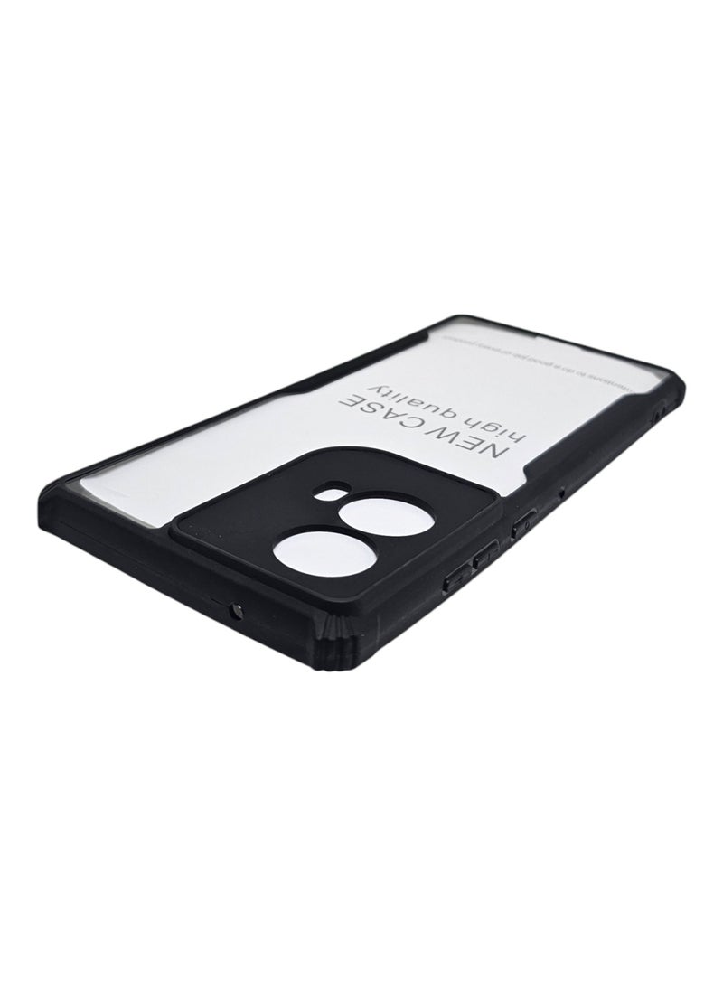 غطاء حماية خلفي لهاتف موتورولا موتو G85 - أسود - Image 4