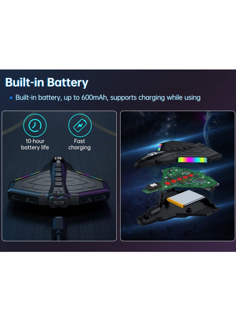 Captaintech SYOSI, Auto Clicker with 6 Clicker Heads, Screen Automatic Clicker Device, Use for Give a like in Apps, Gaming, Ticket Grabbing, Shopping, Live Streaming, Silent Adjustable Speed, Jet Model - Image 1