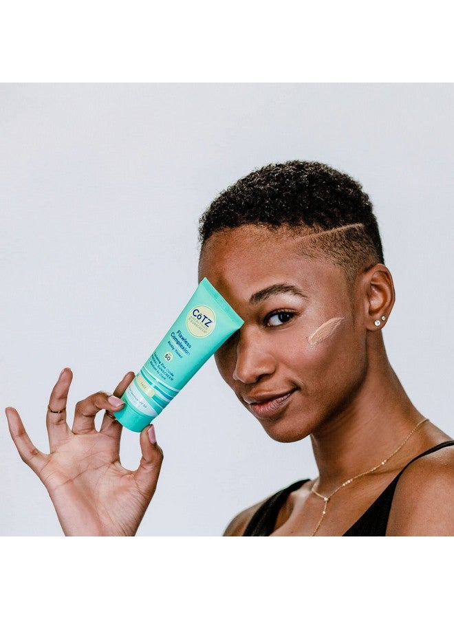 CoTZ CōTZ Flawless Complexion Richly Tinted | Facial Mineral Sunscreen | For Medium to Dark Skin Tones | All Skin Types | Broad Spectrum SPF 50 | 2.5oz / 70 g - Image 2