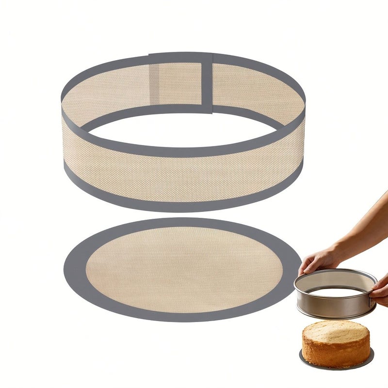 2pcs Silicone Baking Mat Set Cake Baking Mat Reusable Nonstick Oven Liner High Temperature Easy Clean Macaron Bread Pastry Baking Accessories - Image 1