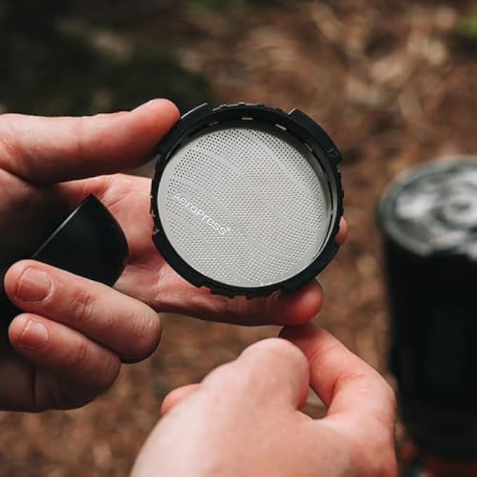 AeroPress Stainless Steel Reusable Filter  Metal Coffee Filter For Original  Go Coffee Makers 1 Pack 1 Filter - Image 3