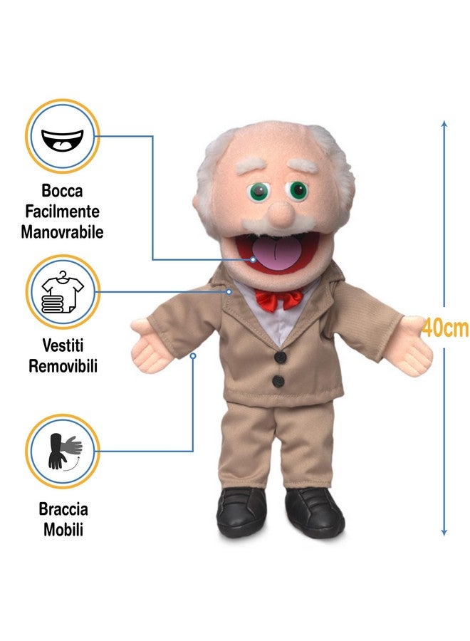Silly Puppets 14" دمى، جد الخوخ، دمية يد - Image 5