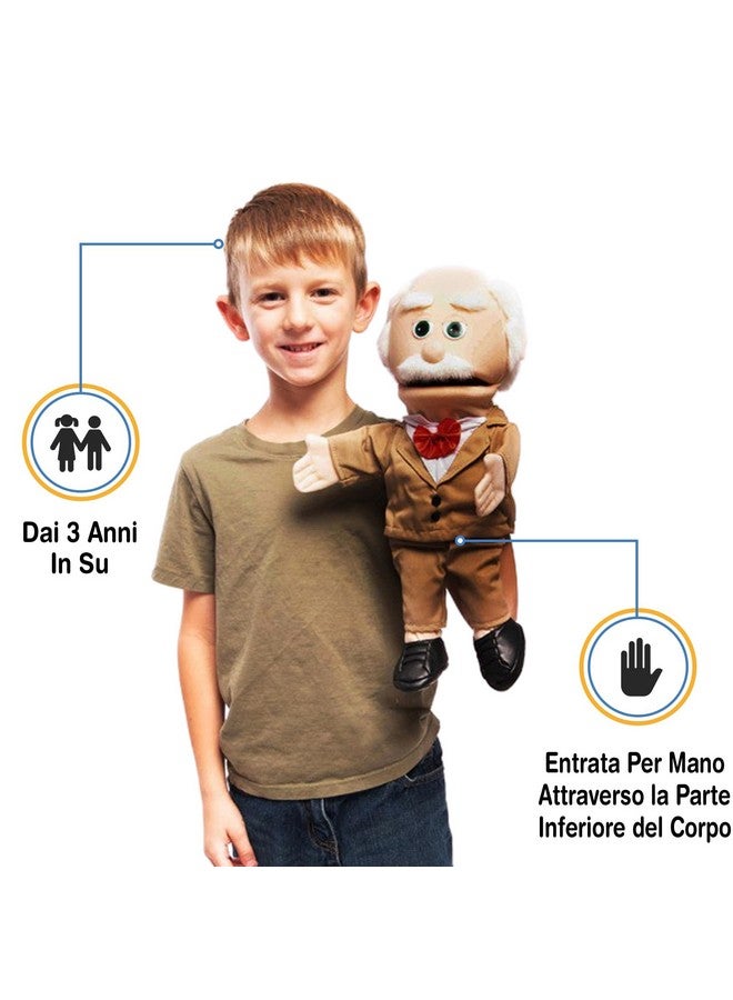 Silly Puppets 14" دمى، جد الخوخ، دمية يد - Image 4