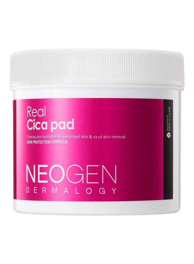 DERMALOGY by NEOGENLAB Real Cica Pad - Restores Skin Barrier Soothes Gently Exfoliates & Cleanses (Cica Micellar Pad) - Image 1