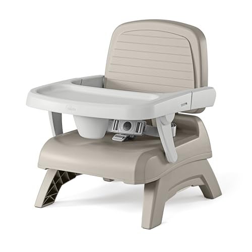 Chicco Bento Booster 3-in-1 Portable Booster Seat for Table, Feeding Seat and Toddler Chair for Babies and Toddlers, for Children up to 50 lbs., Lightweight, Compact Fold, Oat/Beige - Image 1