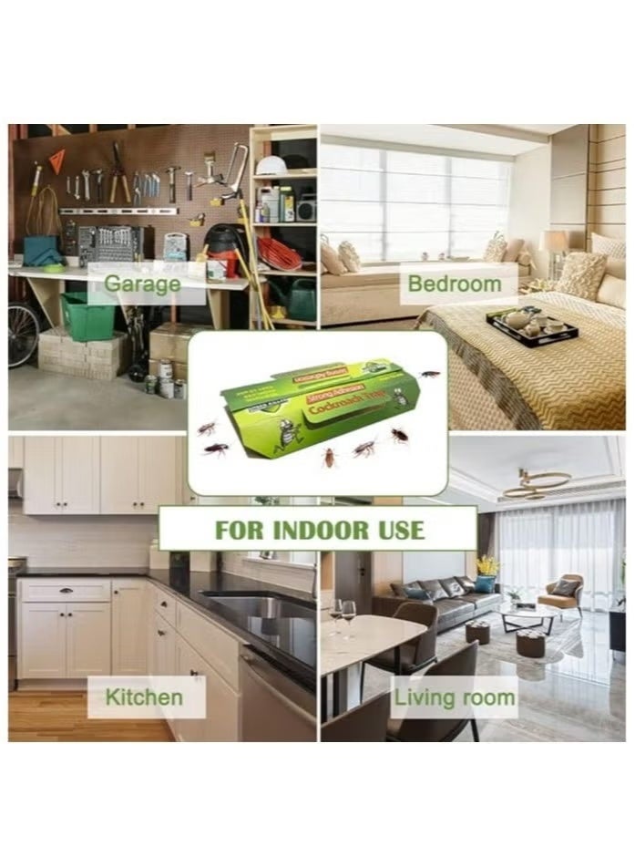 green killer 20 قطعة من مصيدة الصراصير ذات الالتصاق القوي في صندوق واحد - Image 4