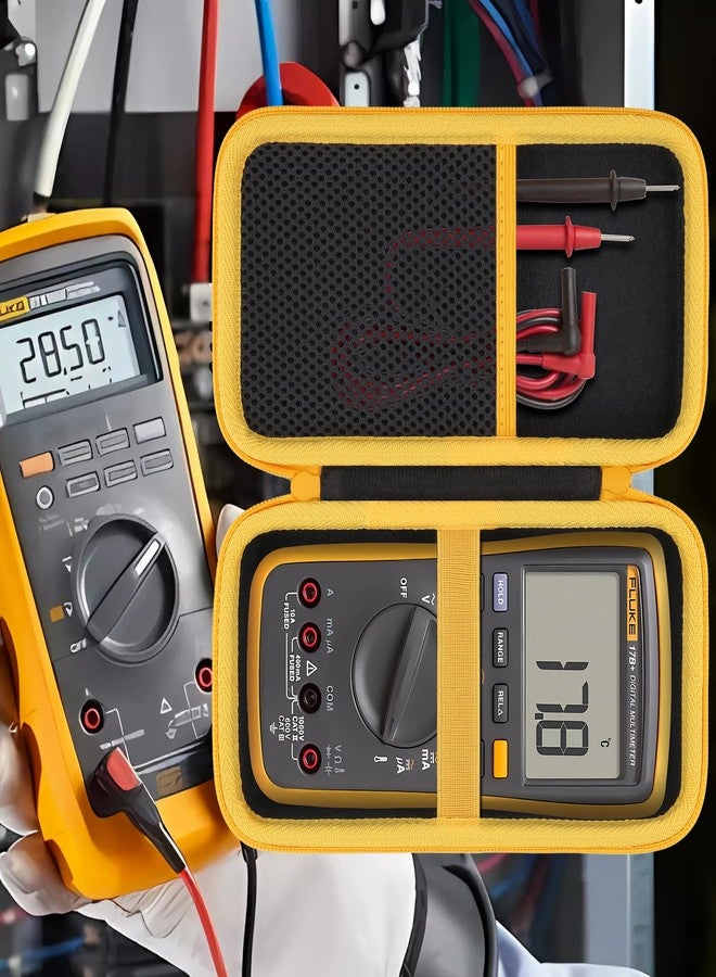 Aenllosi for Fluke 15B+/17B+ Digital Multimeter Hard Case,Fluke Volt Meter Organizer (Case Only) - Image 4