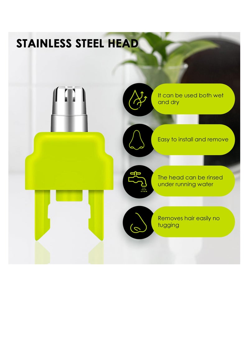 Excefore Nose Hair Trimmer Replacement Heads, 360 Rotating System, Waterproof Dual Edge Blades, Compatible with One Blade, QP2520, QP2630, QP2530, QP2620, QP2734, QP4631, Pro 360, QP6651, Gifts for Men - Image 4