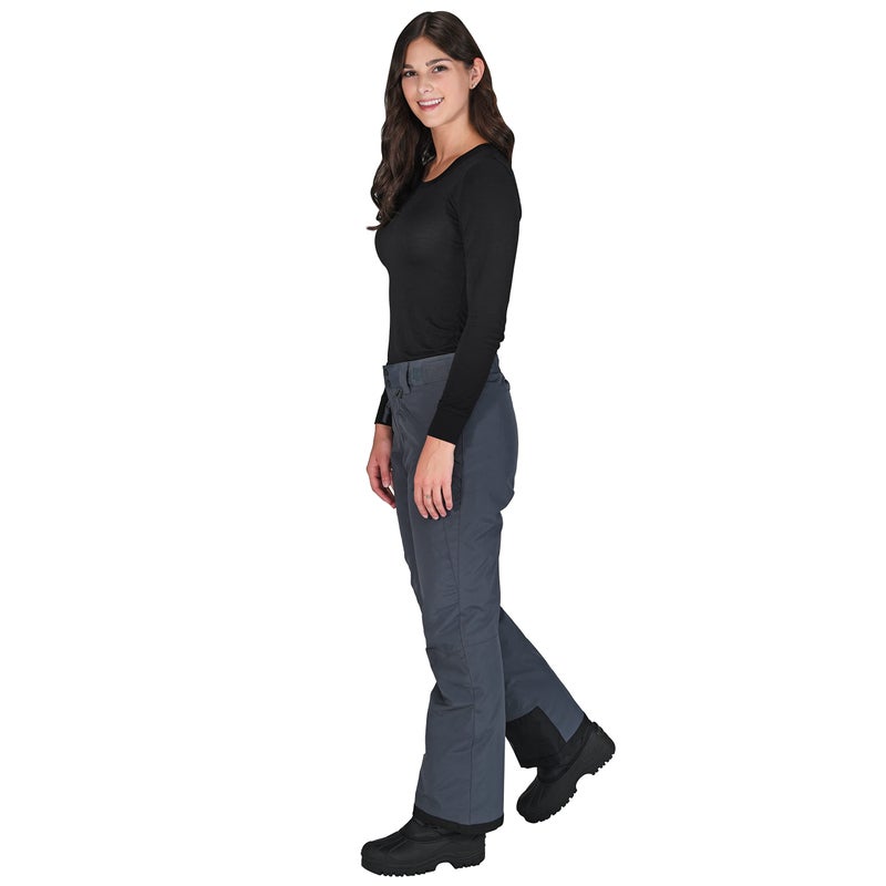 Arctix Women's Premium Insulated Snow Pants, Steel, Small - Image 3