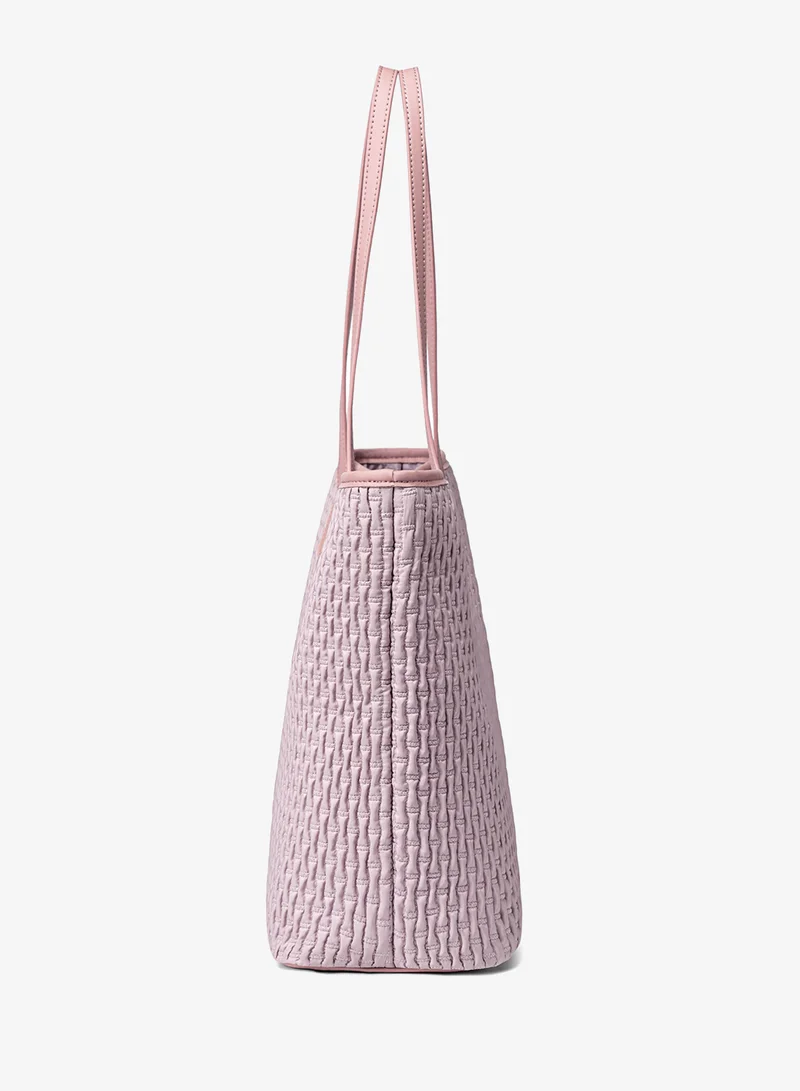 Chantria Premium Hand Bag for Women Water Resistant Multifunctional Tote Bag with Multiple Compartment for Casual Office College School, CB00801-Pink