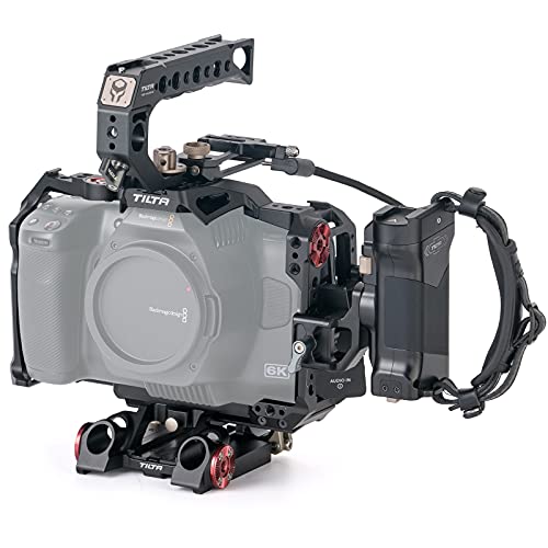Tilta Camera Cage for BMPCC 6K Pro/G2 | Protective Gear | Mount Accessories | Compatible with Blackmagic Design Pocket Cinema Camera 6K Pro (Black, Advanced Kit) - Image 1