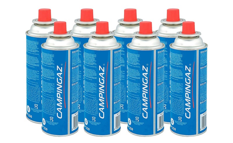 CAMPINGAZ Compact Butane Gas Canister, Perfect for Camping & Outdoor Cooking - Pack of 8 - Image 1