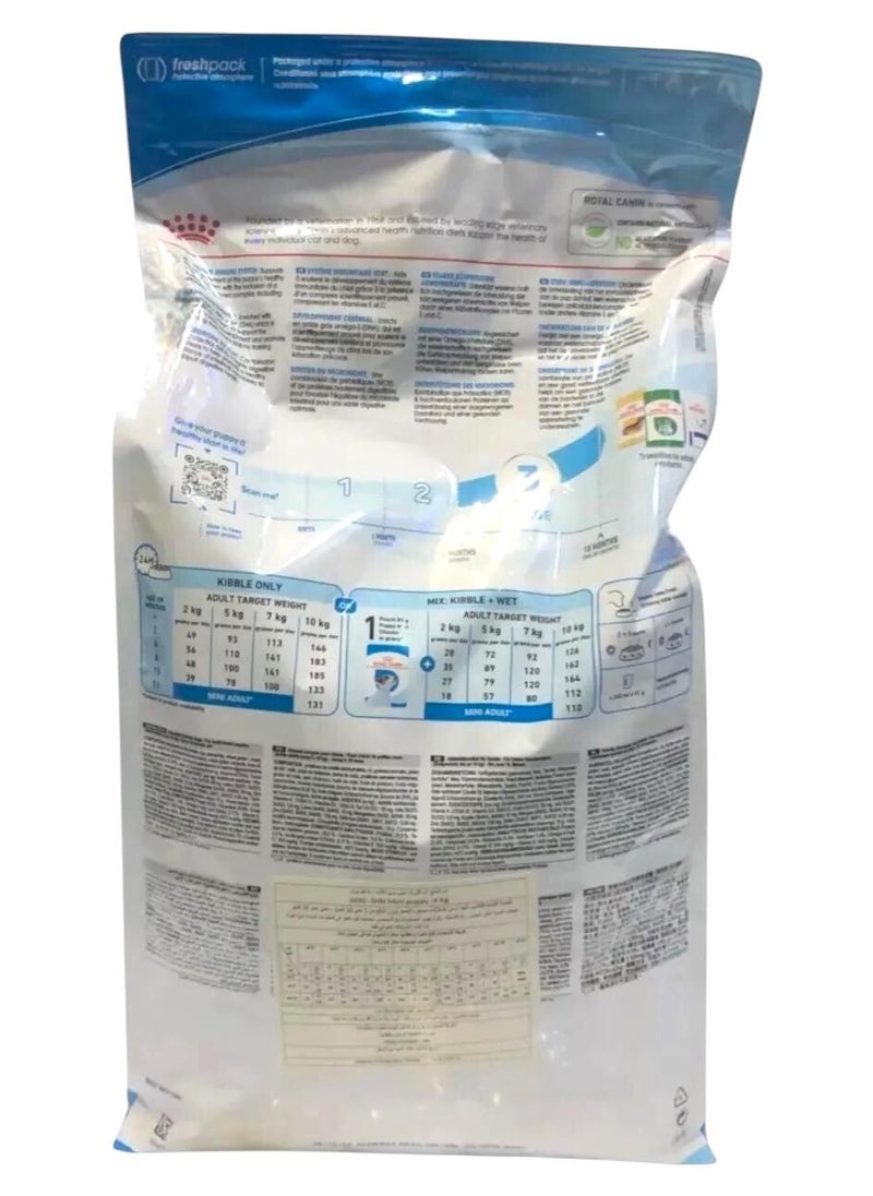 ROYAL CANIN Health Nutrition Mini Puppy Dog Food 4kg  - Image 3