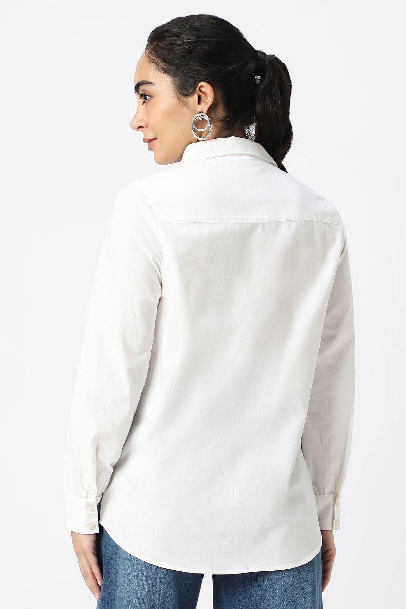 RINA solid colored basic shirt - Image 3