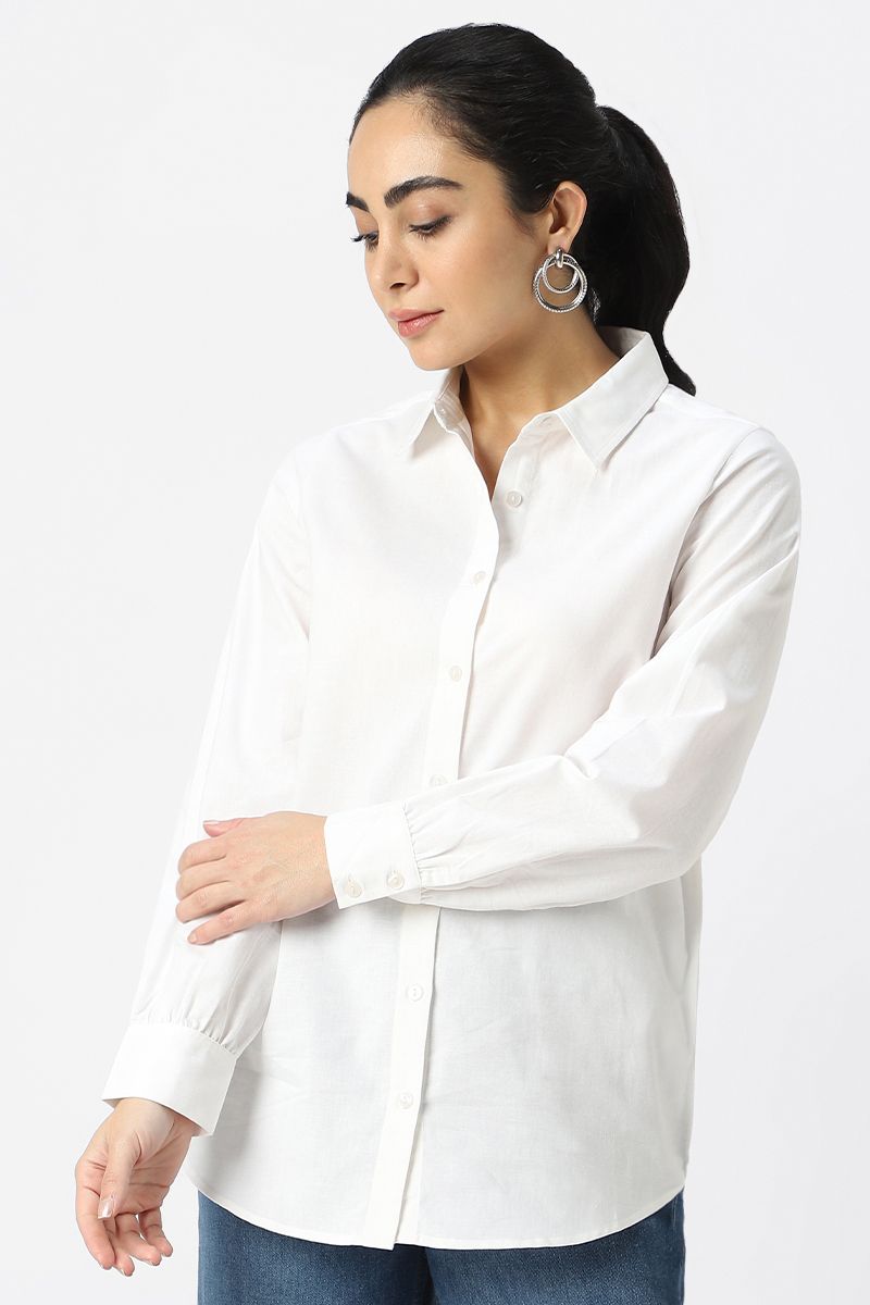 RINA solid colored basic shirt - Image 1