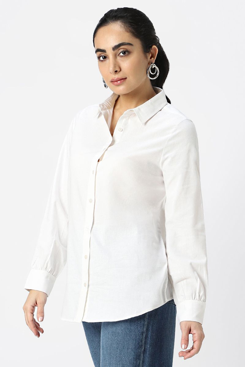 RINA solid colored basic shirt - Image 2