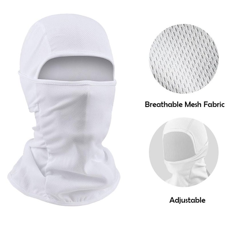 AILONSHAWN Black White Ski Mask Balaclava Shiesty Mask Men Women Winter Face Mask 2 Pack Adult Motorcycle Helmet Full Face Cover Football Snowboard - Image 3