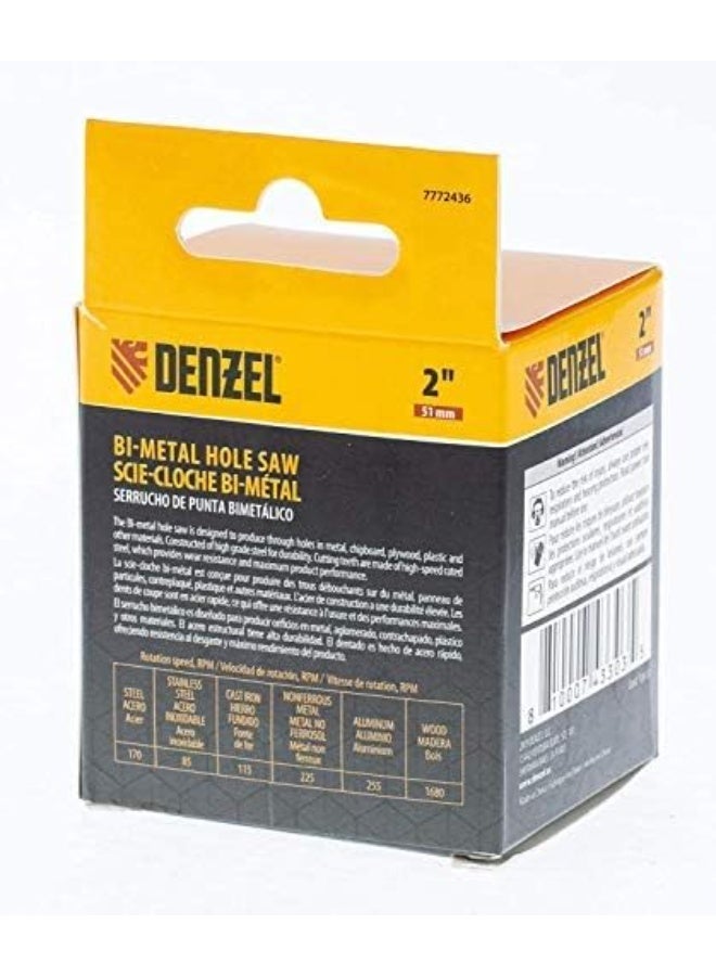 DENZEL 2-inch Bi-metal Hole Saw (7772436) - Image 2