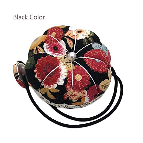FeiHong 2 Packs Wrist Strap Pin Cushions Sewing Wearable Pincushion Needle Cushion with Elastic Wrist Belt - Image 2