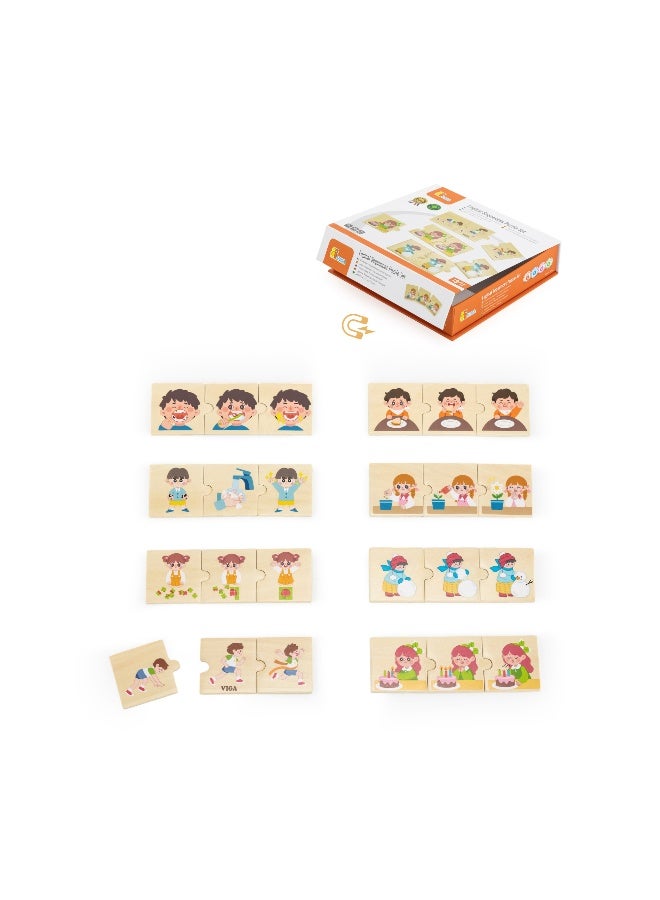 Viga Logical Sequences Puzzle Set (Daily Activities) - Image 1