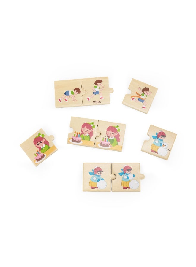 Viga Logical Sequences Puzzle Set (Daily Activities) - Image 3