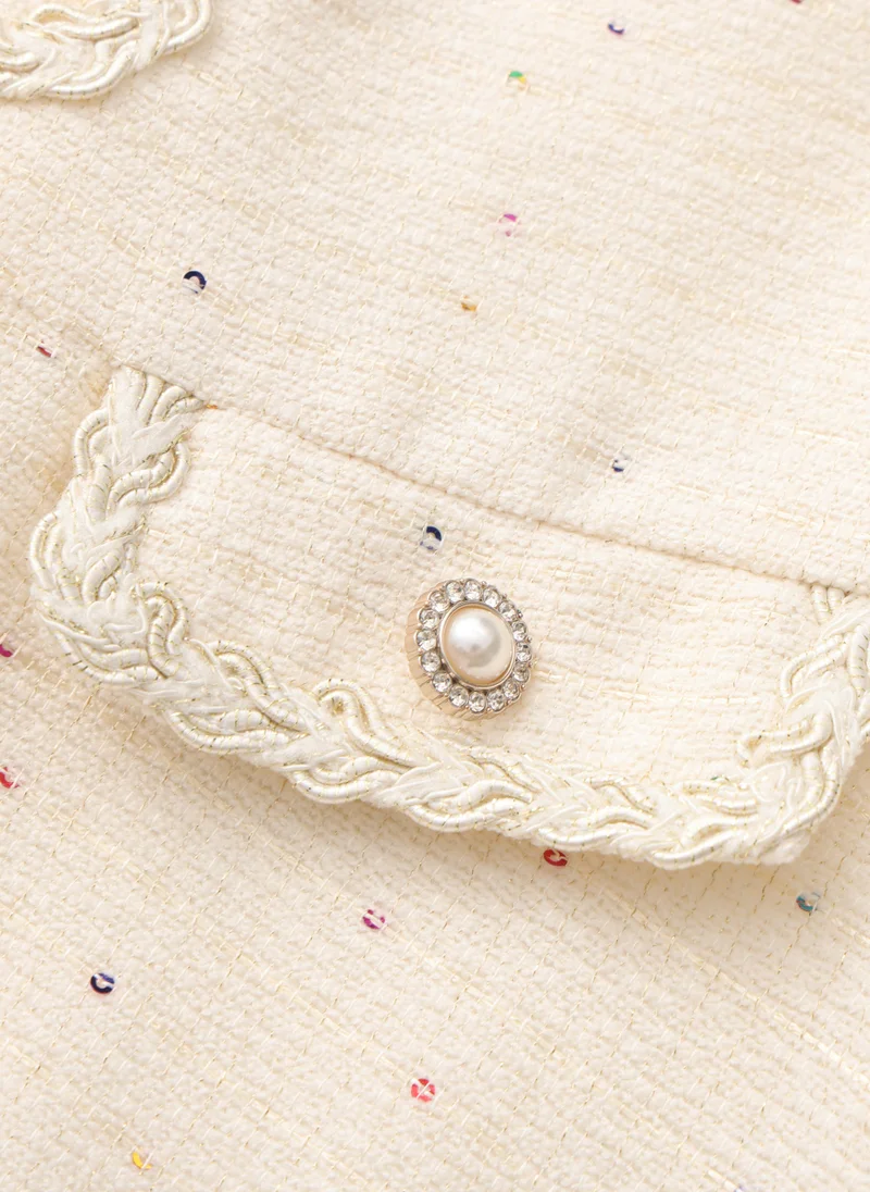 Balabala cream Kids Girls Woven one-piece dress for Women | Best Price UAE