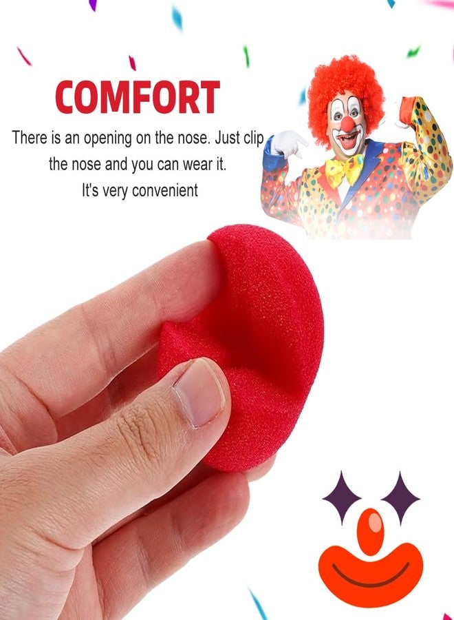 إيلاندي 15 قطعة من أنف مهرج السيرك الأحمر الإسفنجي، دعامة سحرية لحفلات التنكر، إكسسوارات تنكرية، مستلزمات أزياء، ديكورات الهالوين - Image 3