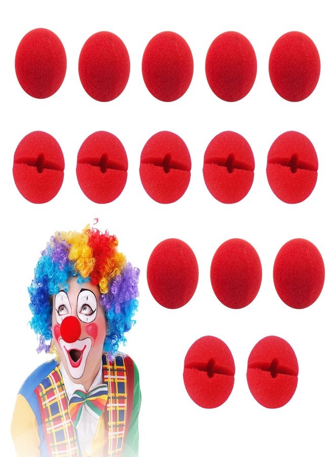 إيلاندي 15 قطعة من أنف مهرج السيرك الأحمر الإسفنجي، دعامة سحرية لحفلات التنكر، إكسسوارات تنكرية، مستلزمات أزياء، ديكورات الهالوين - Image 1