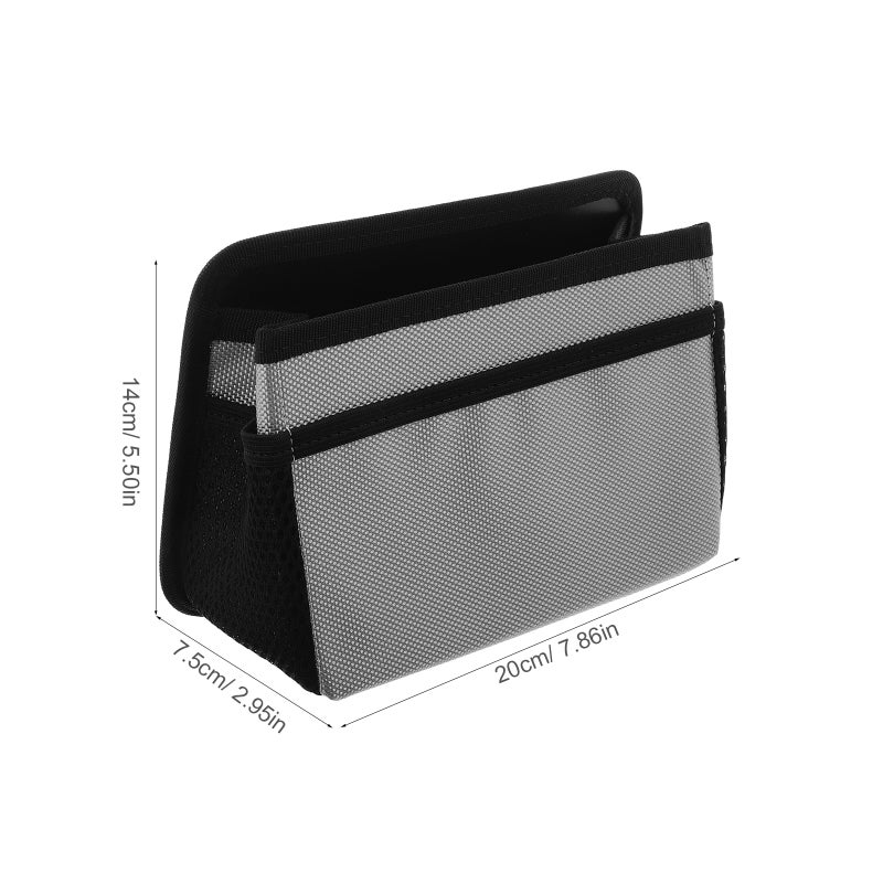 Foldable Car Trash Can Back Seat Organizer Multifunctional Car Storage Box For Snacks Drinks And Tissues Oxford Fabric Car Storage Bin Space-Saving Hanging Box - Image 2