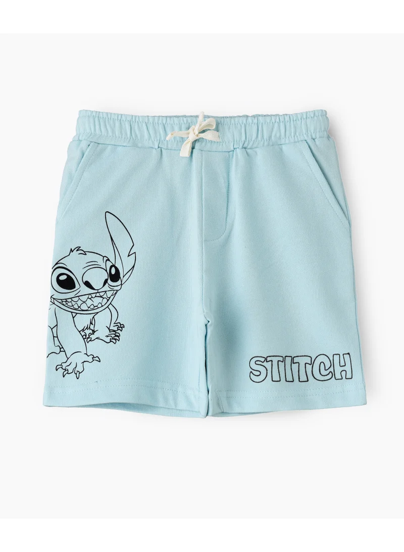 ديزني Disney Boys Cotton Jersey Shorts with Elastic Waist and Straight Hemline | Above Knee Shorts for Kids