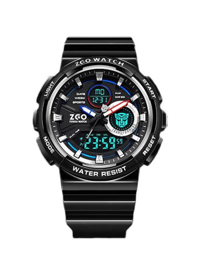 ZGO × Transformers Watch, Men'S Student Waterproof Sports Digital Watch, For Middle And High School Students, Youth Wristwatch, 871 - Image 1