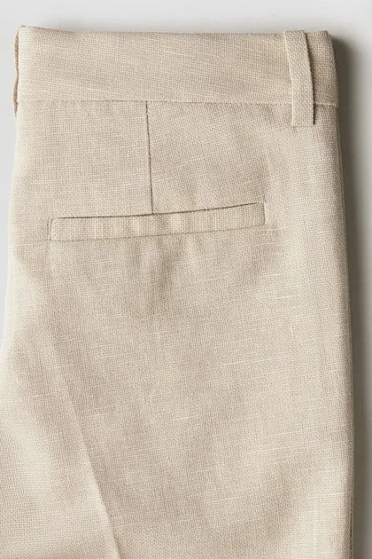 اتش اند ام Linen-blend suit trousers