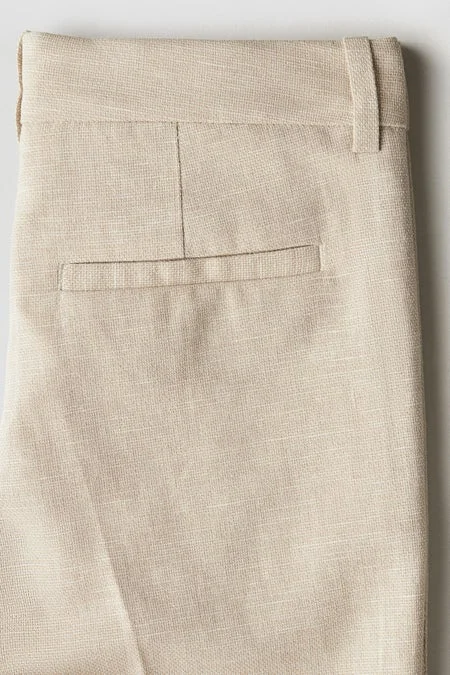 اتش اند ام Linen-blend suit trousers