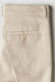 اتش اند ام Linen-blend suit trousers