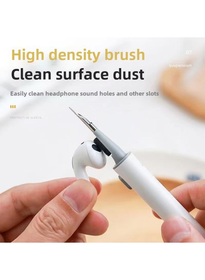 Cross Border Bluetooth Headset Generation Cleaning Pen Earbuds CleanPen Keyboard Cleaner Earbud Cleaning Pen-Color:White (pearl Bag)  - Image 2